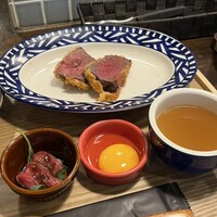 アカミヤコウシ - 黒毛和牛牛カツランチ