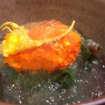 魚菜料理 縄屋 - ツルムラサキ、ナスタチウム