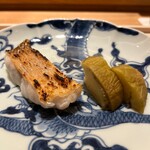 虎白 - 白甘鯛の焼物　火入れも抜かりありません