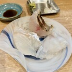 酒菜 原始焼き 竹さき - 熟成刺身3種