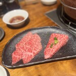 焼肉 ちゃんぷ - 霜降り（三角バラ、カメノコ）