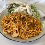 喫茶コンパル - スパゲティ（700円）。飲み物は別料金なので注意