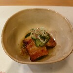 ひろ作 - 鰻と胡瓜の酢の物