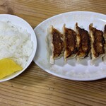 久留米ラーメン 丸久 - ギョーザセット　ライス付き