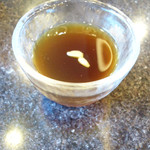 Kabojung Kalbi  - 食後の甘いシナモンのお茶。