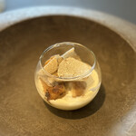 プレゼンテ スギ - ⑪トラフグのフラン（2025年版は北海道の利尻昆布も出汁に加えて）