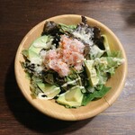 五感 - ズワイガニとアボカドのサラダ(ハーフ) 640円