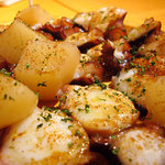 活けタコのガリシア風