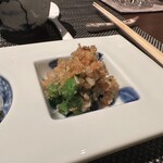 私房菜 きた川 - インゲンと干し海老のクミン風味