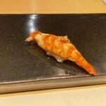 一㐂 - 車海老:色艶が美しかった