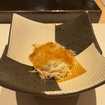 一㐂 - ズワイ蟹のジュレ掛け