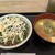 松屋 - 料理写真:ネギマヨ牛丼、豚汁