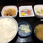 吉野家  - 納豆小鉢定食 468円税込