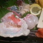 俺の魚を食ってみろ!! - (2014/9/11)刺身７種盛。選べるネタは塩水雲丹！                       