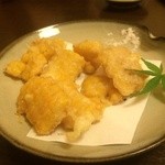 磯人 - トウモロコシの天ぷら、子供達が大好き。