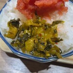 博多の海鮮料理 喜水丸 - 高菜もたくさん頂けちゃいます♫