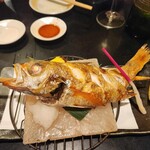 活魚寿司　賞味 - ノドグロ塩焼き