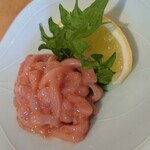 手打蕎麦 まるやま - いかの塩辛