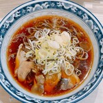 山系無双 烈火 パナンテ京阪天満橋店 - 山形冷たい肉そば② 