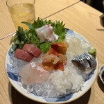 割烹 熊谷 - 刺身盛り合わせ