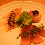 Wafukutei - 鮮魚三種のカルパッチョ