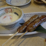 山里 - 鴨つくねと温泉卵