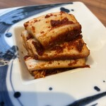 柳町焼肉カンテラ - 瑞々しい白菜の浅漬けキムチ！