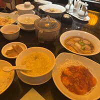 廣東料理 民生 ヒルトンプラザウエスト店 - 1300円ランチ（エビチリ）