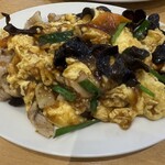 浜っ子 麺八 - 木耳　肉と卵炒め