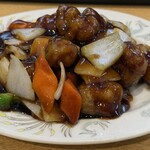 浜っ子 麺八 - 黒酢酢豚