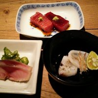 味のなかむら - 刺身お任せ三種盛り