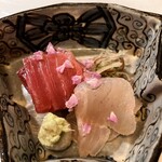 ひろ作 - 本鮪さんと鮎魚女昆布〆さんでーす。②