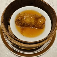 筑紫樓 銀座店 - 海老と色々具材の巻物蒸し