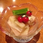 和彩弥 嶋川 - H.26.7.3.夜 ずいき梅浸し 600円