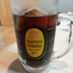 焼肉 闘牛門 - ジョッキできたアイスコーヒー