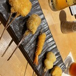 お出汁で食べる串かつと釜めしの専門店 ぎん庵 心斎橋