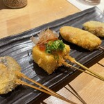 お出汁で食べる串かつと釜めしの専門店 ぎん庵 - 