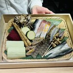 天冨來 ゆきむら - 天ぷらの食材