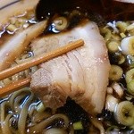烈志笑魚油 麺香房 三く - チャーシュー