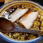 烈志笑魚油 麺香房 三く - 黒壺ラーメン