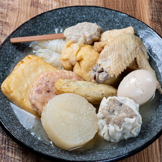 コク深い鶏白湯出汁で楽しむ自慢の坊っちゃんおでん