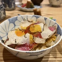 はらまさ - 牛フィレカツ・雲丹・トリュフかけ土鍋ご飯