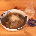 手酌割烹 てら田 - 飛騨牛と茄子の煮おろし長良川