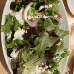 デビルクラフト 自由が丘店 - デビルズガーデンサラダ。ヨーグルトベースのランチドレッシングで。
