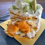 パティスリー リョーコ - 赤肉(クインシー)も追加して2色メロンだぜ最高だぜ