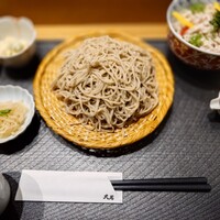 手打ちそば 大石 - 豚しゃぶ丼ランチ（蕎麦二枚盛り・玄挽き）