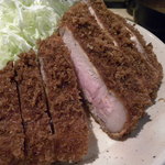 丸一 - 極上ロース・断面