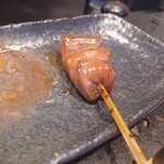 焼き鳥 かみむら - 血肝＠385円