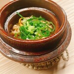 銀座 際際 - つぶ貝と九条ねぎの炊き込みご飯