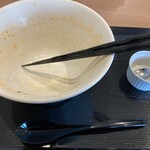 CHINESE DINING 瑞 - 汁まで完食です！ごちそうさまでした♪